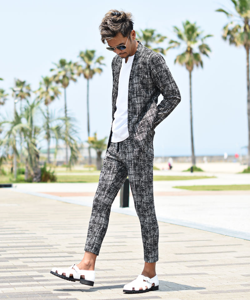 セットアップ メンズ カジュアル おしゃれ ちょいワル 春 秋 冬 ガウン 上下 22新作 メンズファッション 代 30代 40代 7ch30 メンズファッション In The City 通販 Yahoo ショッピング