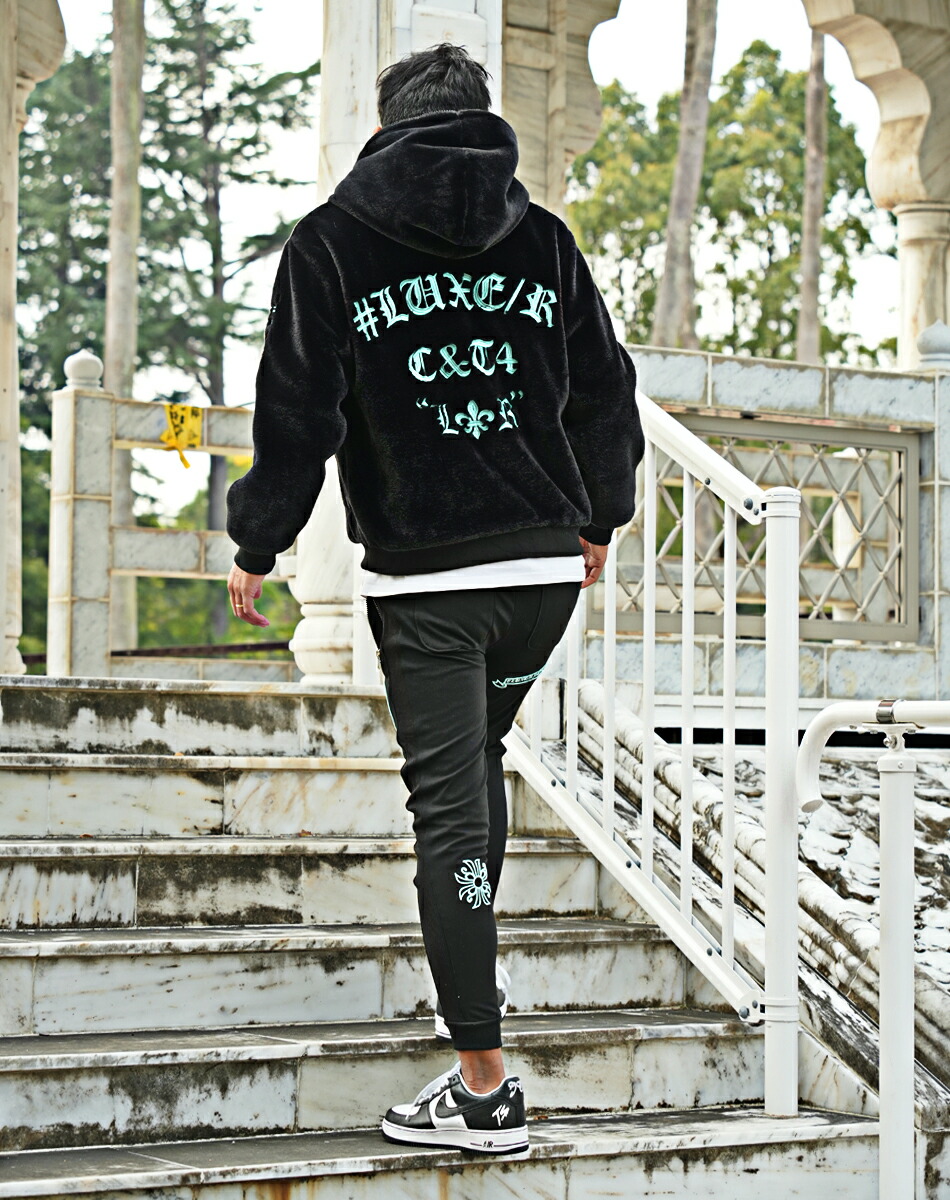 オールジャパンパーカー ユニセックス ZIPアップシャギーパーカー メンズ オーバーサイズ