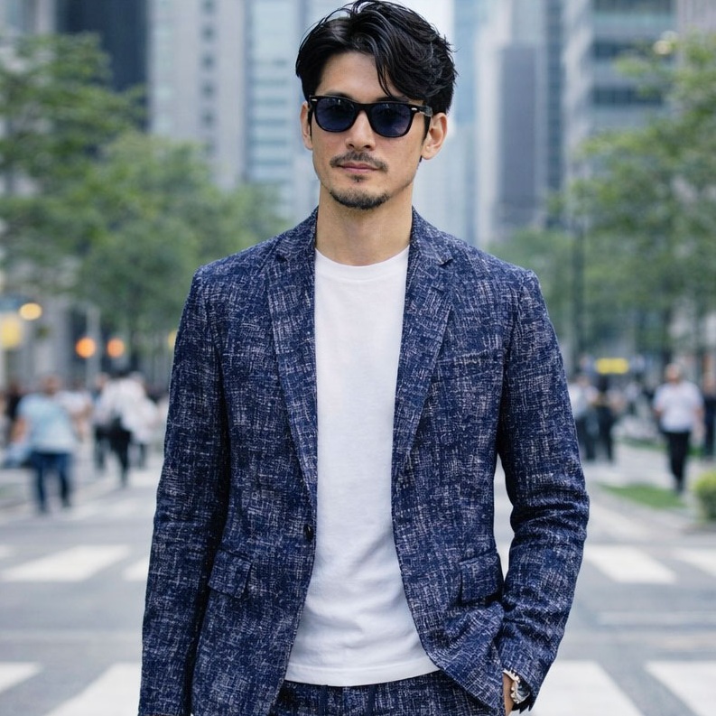 セットアップ メンズ カジュアル スーツ ストレッチ 春 チェック