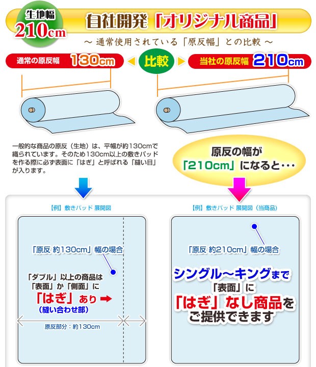 敷きパッド ベッドパッド シングル 100×205cm あったか ムートン調