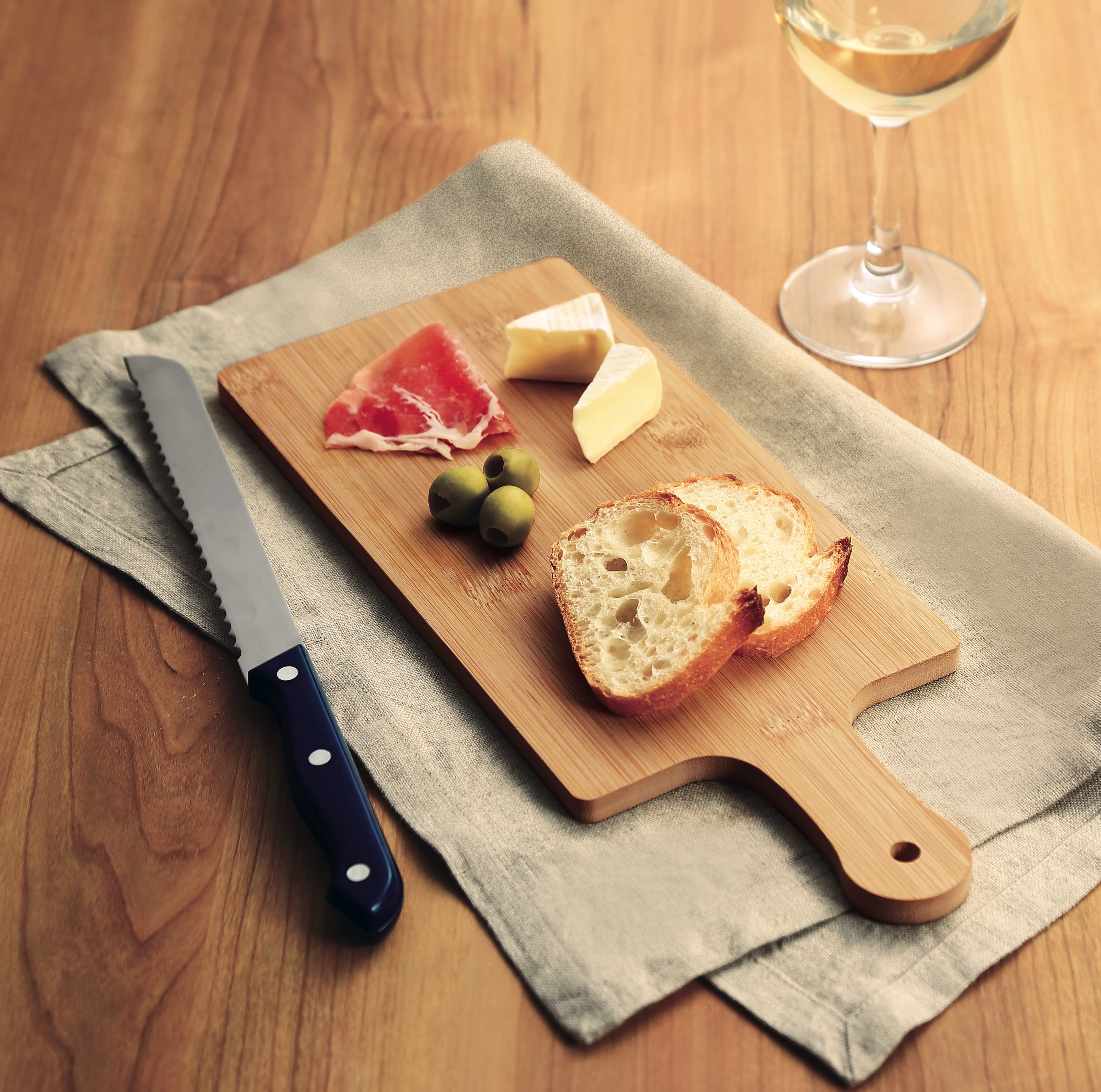 1000円ポッキリ ブレッドナイフ＆カッティングボードセット 竹製