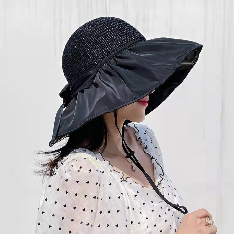 ストローハット 麦わら帽子 レディース UVカット つば広 日よけ 小顔効果 イベント アウトドア 母の日 紫外線対策