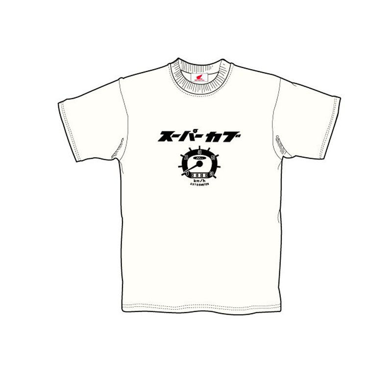 ホンダ スーパーカブ Tシャツ HONDA 本田 ホワイト 大人気 スーパーカブ かわいい Tシャツ...