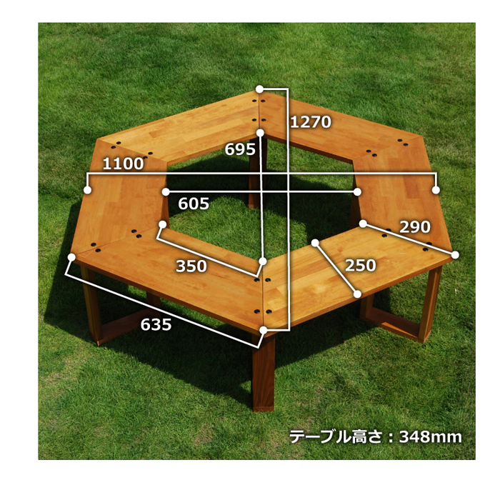 DIY キャンプキット ヘキサテーブル ALL木製モデル（塗装済）焚き火テーブル ヘキサテーブル キャンプギア 木材 テーブル 木製テーブル  K-10-MKC : 4108-19257 : 両総屋Yahoo!店 - 通販 - Yahoo!ショッピング