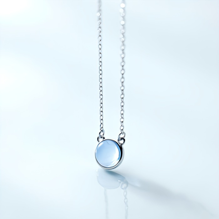 シンプル ネックレス レディース シルバー925 silver925