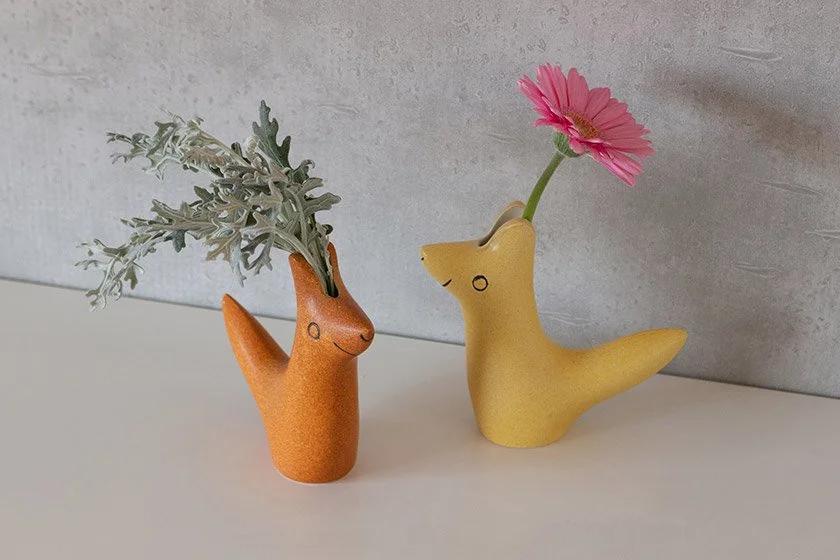鹿児島睦 花器 En Liten Van Fox : RyuC - 通販 - Yahoo!ショッピング
