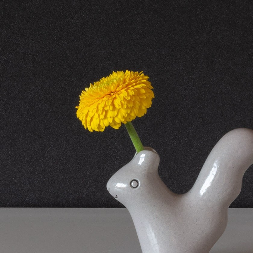 在庫あり 鹿児島睦 花器 En Liten Van Squirrel Gray 花瓶 花器 Www Proquemchile Com