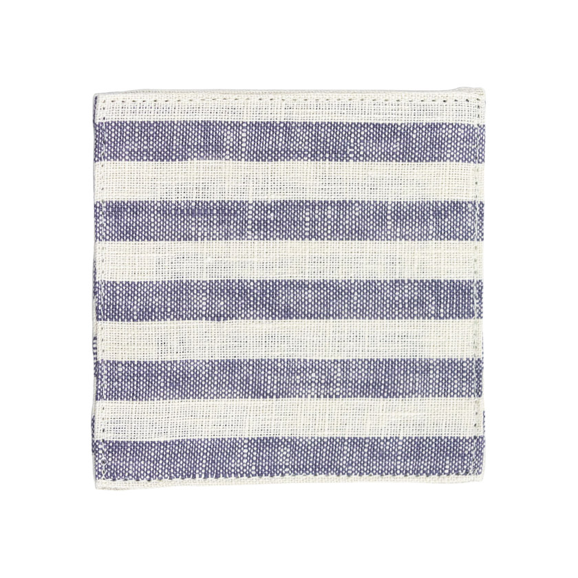 fog linen work（フォグリネンワーク） リネンコースター ストライプ