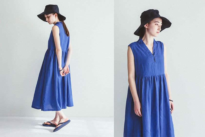 fog linen work アリーゼワンピース ブルーオリヤン : RyuC