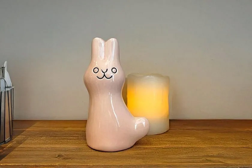 鹿児島睦 花器 En Liten Van Rabbit pink : RyuC - 通販 - Yahoo