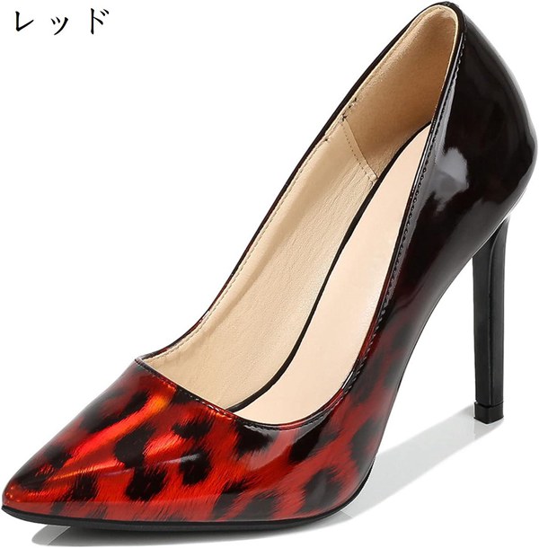 レディースパンプス Pumps 先のとがった 浅口 Slip On ハイヒール カラーグラデーション...