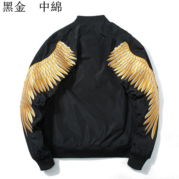 翼刺繍ジャケット メンズ MA-1 エムエーワンジャケット フライトジャケット ゆったり ジャンパー...