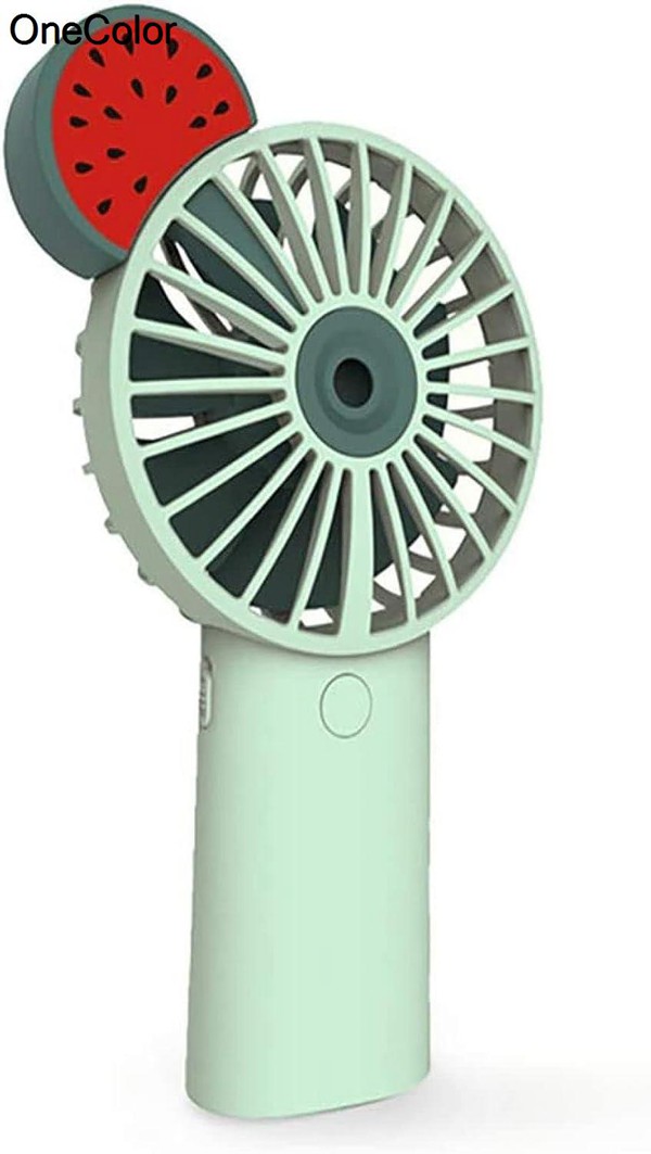 携帯扇風機 手持ち扇風機 卓上扇風機 ポータブル 3階段風量調節 静音 軽量 USB充電式 携帯ミニファン 補水ミスト 噴霧式ミニ加湿器｜ryudora｜02