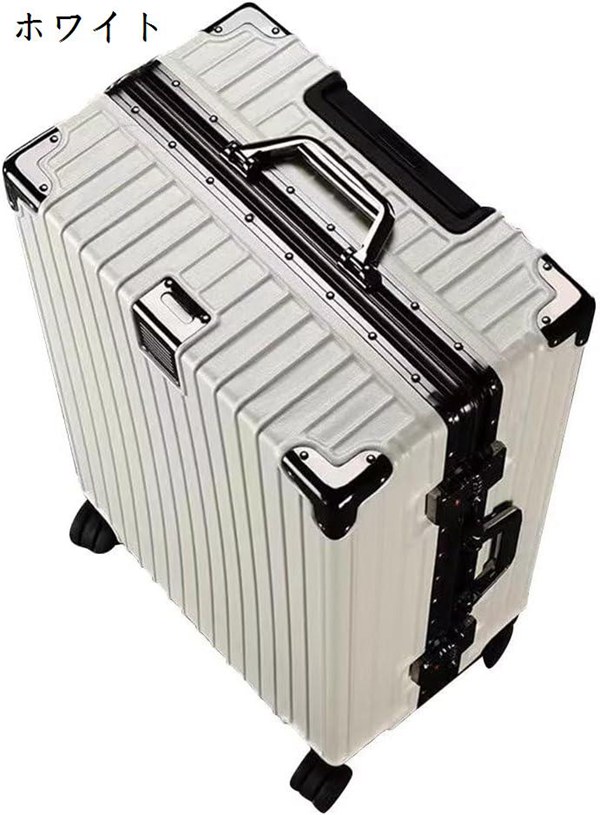 スーツケース アルミフレーム キャリーバッグ 機内持ち込み 軽量 キャリーケース 大型スーツケース ソフト 旅行ケース 大容量 耐衝撃｜ryudora｜08