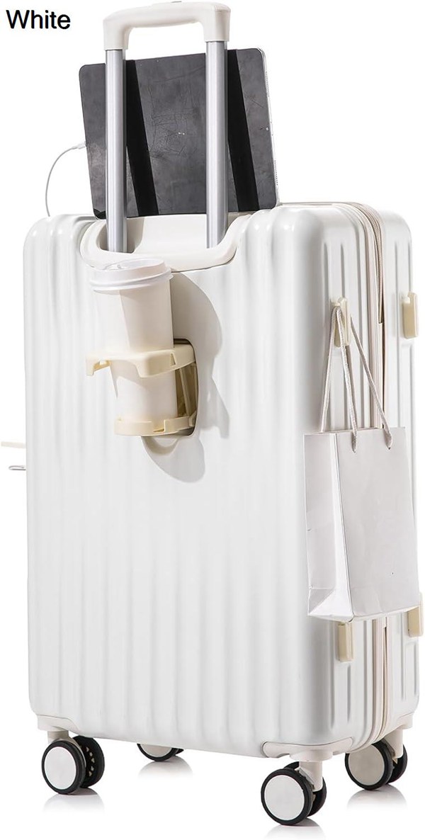 スーツケース キャリーケース コロコロバック USBポート USBポート付き 充電口 ビルトインカッ...
