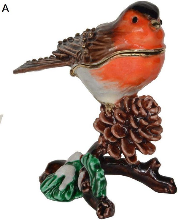置物 置き物 木の枝に鳥の収納ボックスが付いているクリスマスの誕生日プレゼント 屋内 屋外の装飾｜ryudora｜02