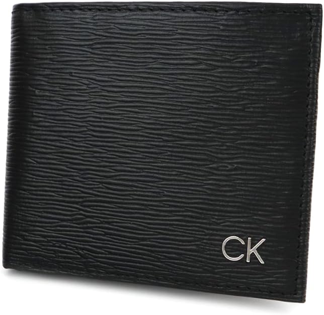 カルバンクライン 二つ折り財布 キーリング ブラック CK レザー メンズ スキミング防止 ギフトセ...