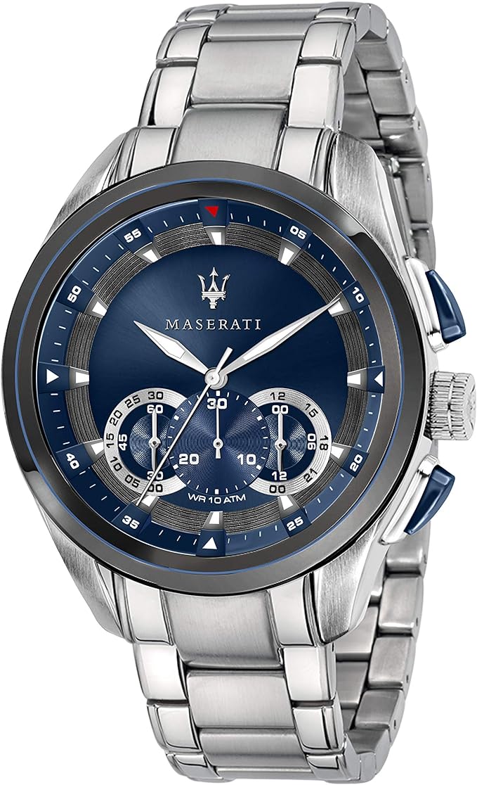マセラティ MASERATI 時計 (11)R8873612014 (12)R8873612015トラガード TRAGUARDO 腕時計 メンズ シルバー ブルー ブラック｜ryus-select｜02