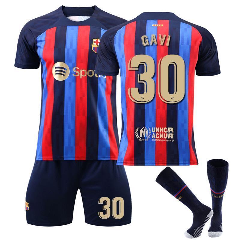 サッカーウェアセット バルサホーム 2022 サッカーウェア 上下セット サッカーレプリカ