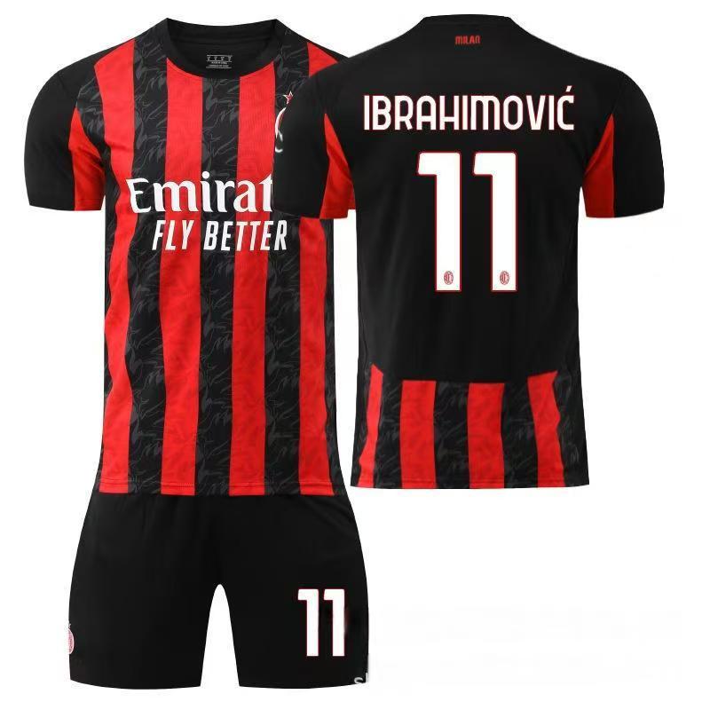 2025/2026年 ACミランユニホーム サッカーウェア 大人用、子供用