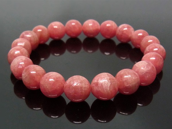 インカローズ 10mm ブレスレット 天然石 パワーストーン : 仏像と