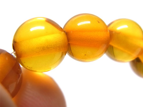 天然琥珀アンバー5　約8mm ゴールデンアンバー 琥珀 8mm ブレスレット 天然石 パワーストーン