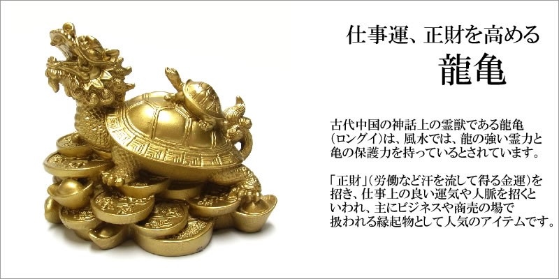龍亀（ロングイ）10cm 風水 置物 銭亀 : 仏像と縁起物の専門店 龍祥