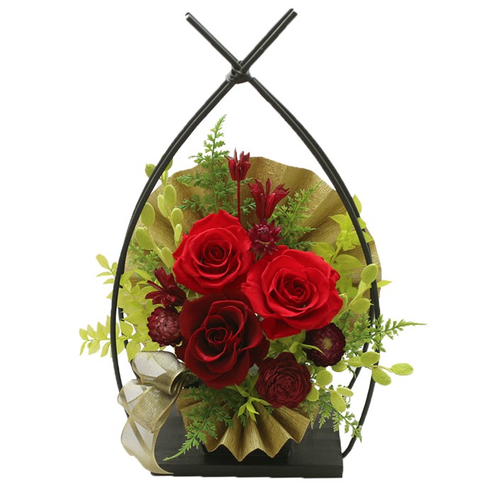 プリザーブドフラワー 母の日 花 21 プレゼント 和風 ギフト 開店祝い 開業祝 お祝い 還暦祝い 長寿のお祝い 女性 花 ランキング 思い出の碑 Omoishi プリザフラワーのサウンドアレンジ 通販 Yahoo ショッピング