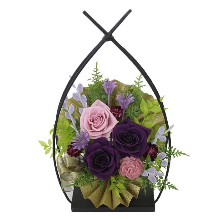 プリザーブドフラワー 母の日 花 21 プレゼント 和風 ギフト 開店祝い 開業祝 お祝い 還暦祝い 長寿のお祝い 女性 花 ランキング 思い出の碑 Omoishi プリザフラワーのサウンドアレンジ 通販 Yahoo ショッピング