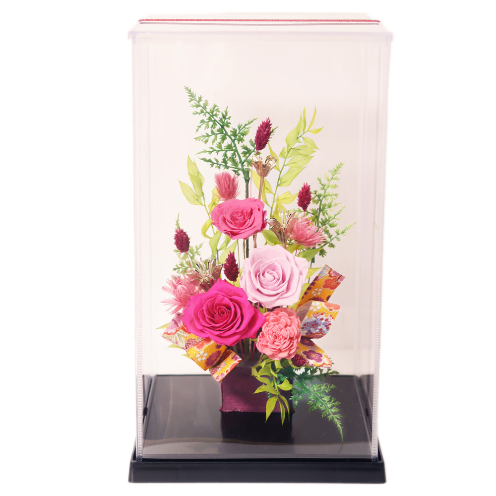 サウンドアレンジ プリザーブドフラワー お祝い 誕生日 退職祝い バラ