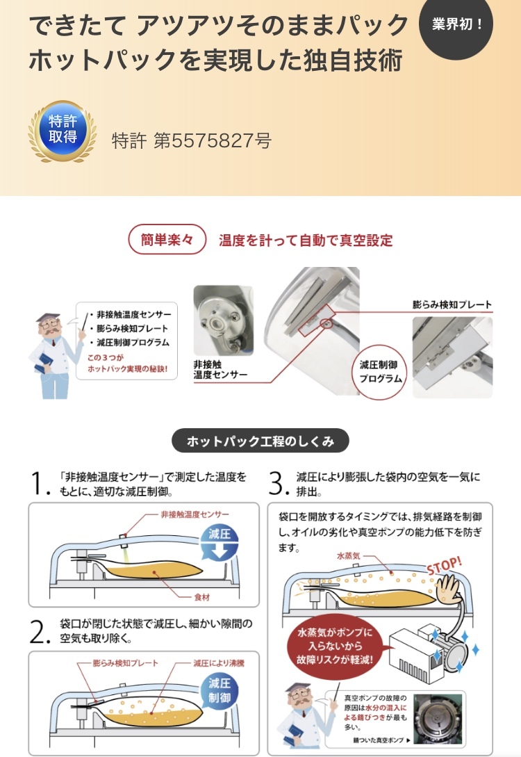 真空包装機 HVP-282 HOTPAK 卓上型 トスパックホット シリーズ業務用