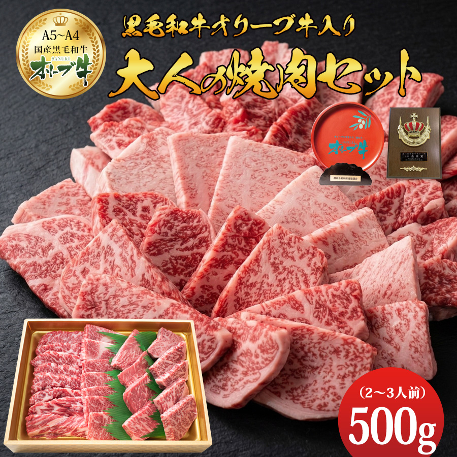 讃岐牛 黒毛和牛 牛肉 肉ギフト 大人のBBQセット500g（2〜3人前）明日