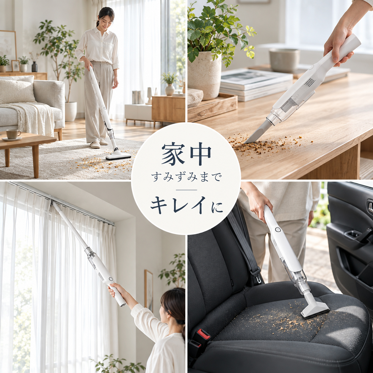 MOOSOO 【大特価SALE☆10,899円⇒7,899円】掃除機 コードレス