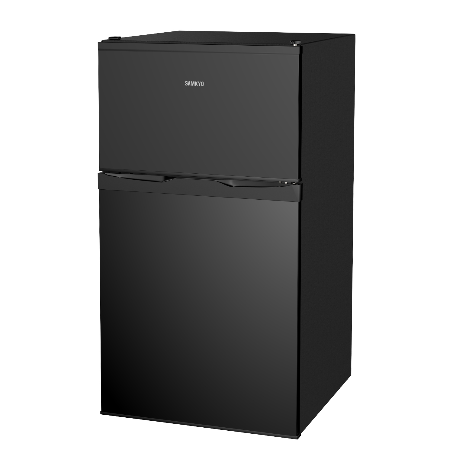 SAMKYO 冷蔵庫 95L 小型 2ドア 耐熱天板 コンパクト 左右開き対応 一人暮らし 静音 ホワイト GU90