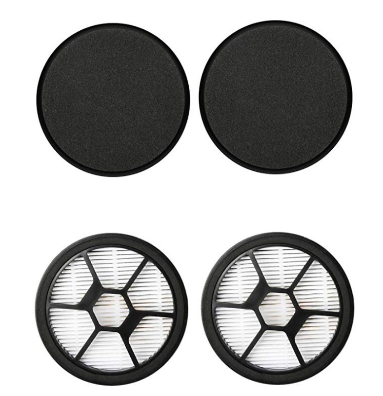 MOOSOO 掃除機コード式H595/H594 交換用フィルター2枚セット : MOOSOO