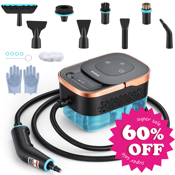 MOOSOO ＼2026母の日早割Sale☆11,980円→6980円／スチームクリーナー