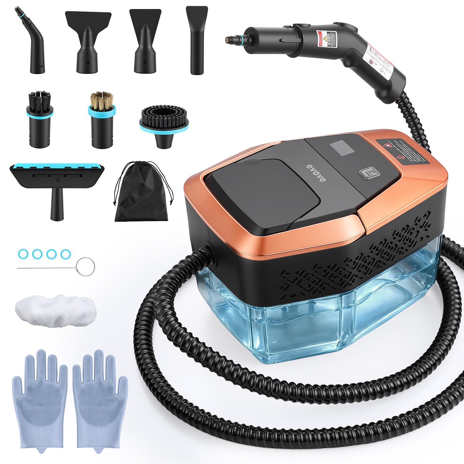 evove ＼8月最強感謝祭☆11,980円→6,980円／スチームクリーナー