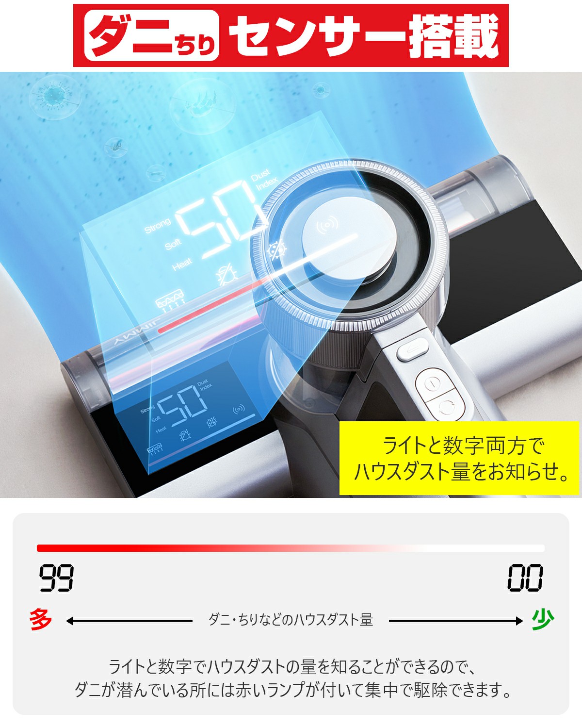 新春SALE！／布団クリーナー ふとんクリーナー 布団掃除機 65℃温風 UV