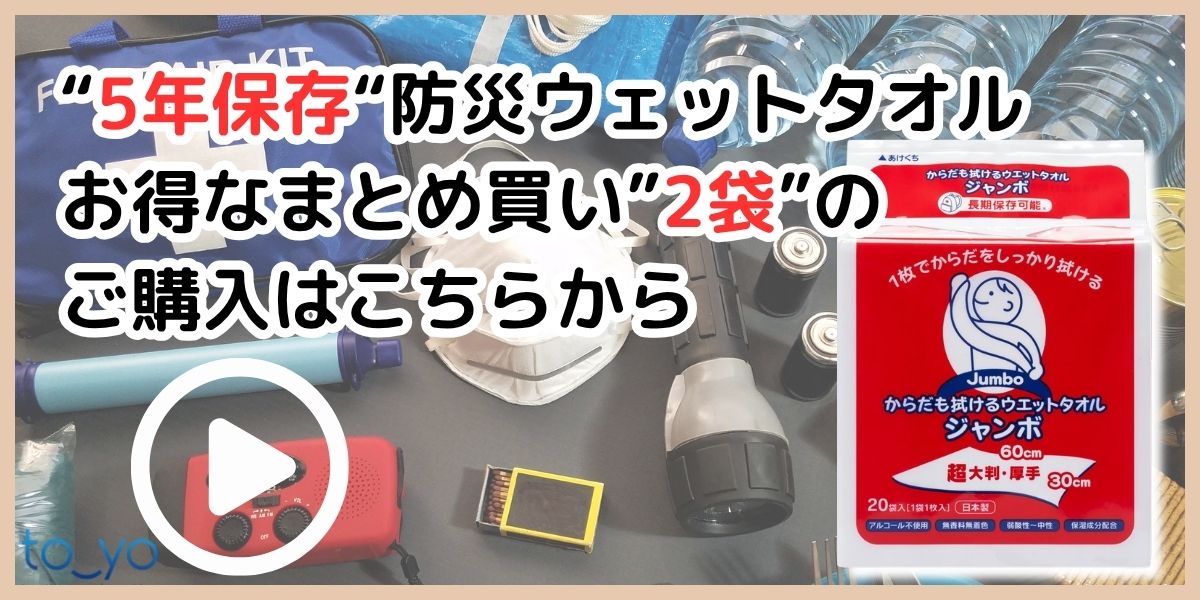 ウェットタオルジャンボ2袋