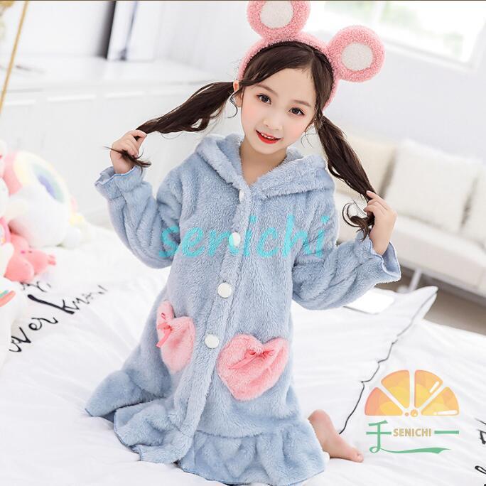 大好評です大好評ですバスローブ キッズ 子供服 女の子 冬 ルームウェア フード付き 厚手 ナイトガウン モコモコ 可愛い 長袖 フランネル パジャマ 部屋着 柔らかい 防寒着 秋冬 子ども服 パジャマ キッズ バスローブ 前開き 冬用子供服 ルームウエア ナイトウエア 寝間着 部屋着 着る毛布 フード付き ユニコーン柄フード 長袖 可愛い ふわふわ