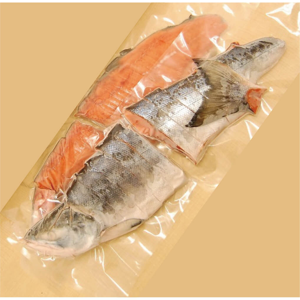 新巻鮭 姿切身 1.7kg 甘塩 送料無料 ギフト 北海道知床産 北海道産 鮭 さけ サケ 贈り物 あらまき お歳暮 冷凍 最先端