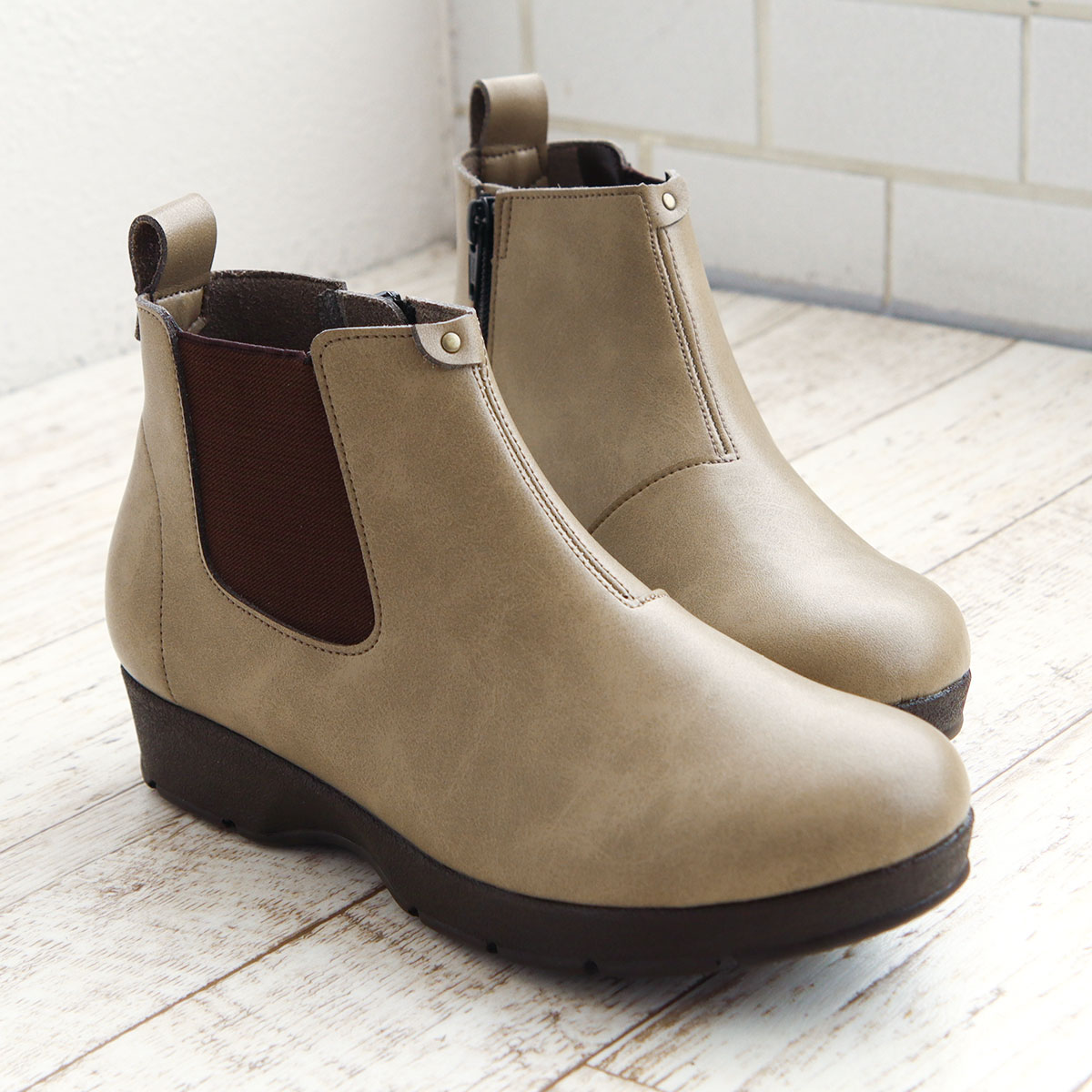 ARCH CONTACT（アーチコンタクト） サイドゴアブーツ レディース