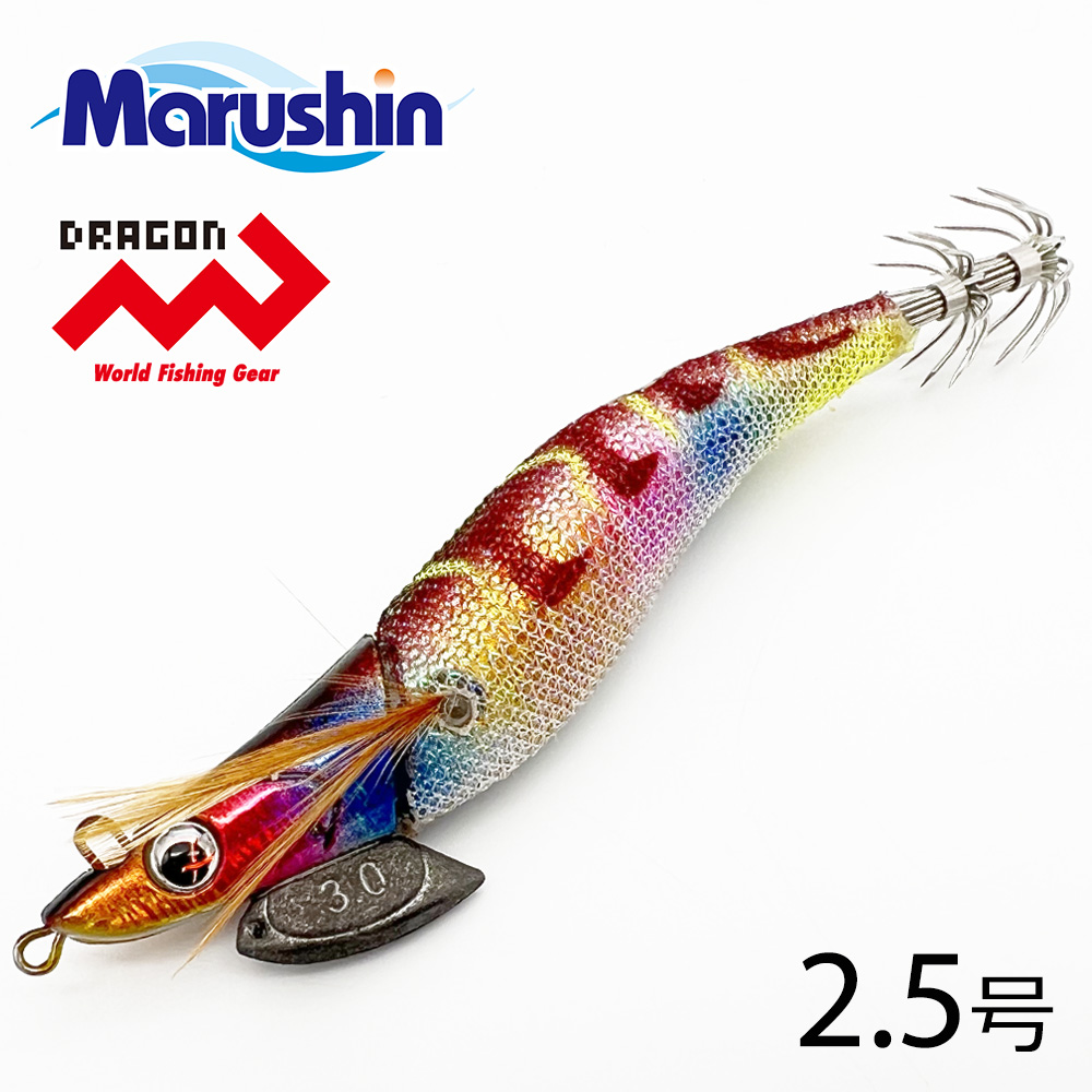 DRAGON（釣り） マルシン 集魚リーダー 夜光ベイト付 スピン