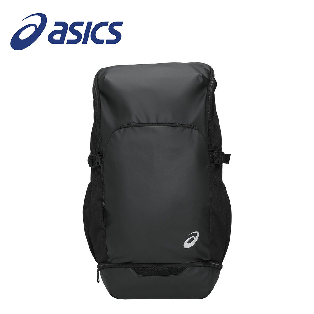 【未使用】ASICS ブラック リュック バックパック40 部活 アシックス ASICS（アシックス） バックパック 40L 3033C223 大容量 リュック 撥水