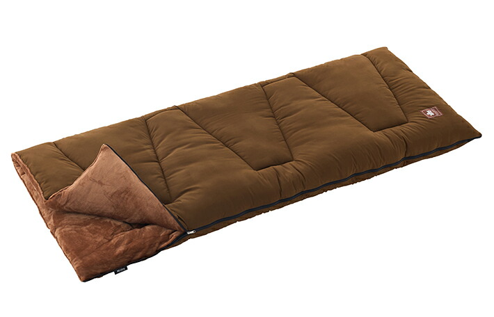 ［適正温度-6℃まで］表はサラサラ、中はやわらか！暖かくて気持ちいい寝袋。