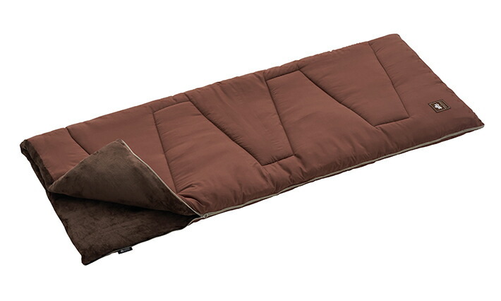 ［適正温度-4℃まで］表はサラサラ、中はやわらか！暖かくて気持ちいい寝袋