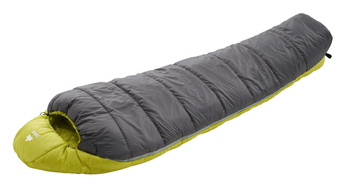 ［適正温度2℃まで］暖かさを追求したマミー型寝袋