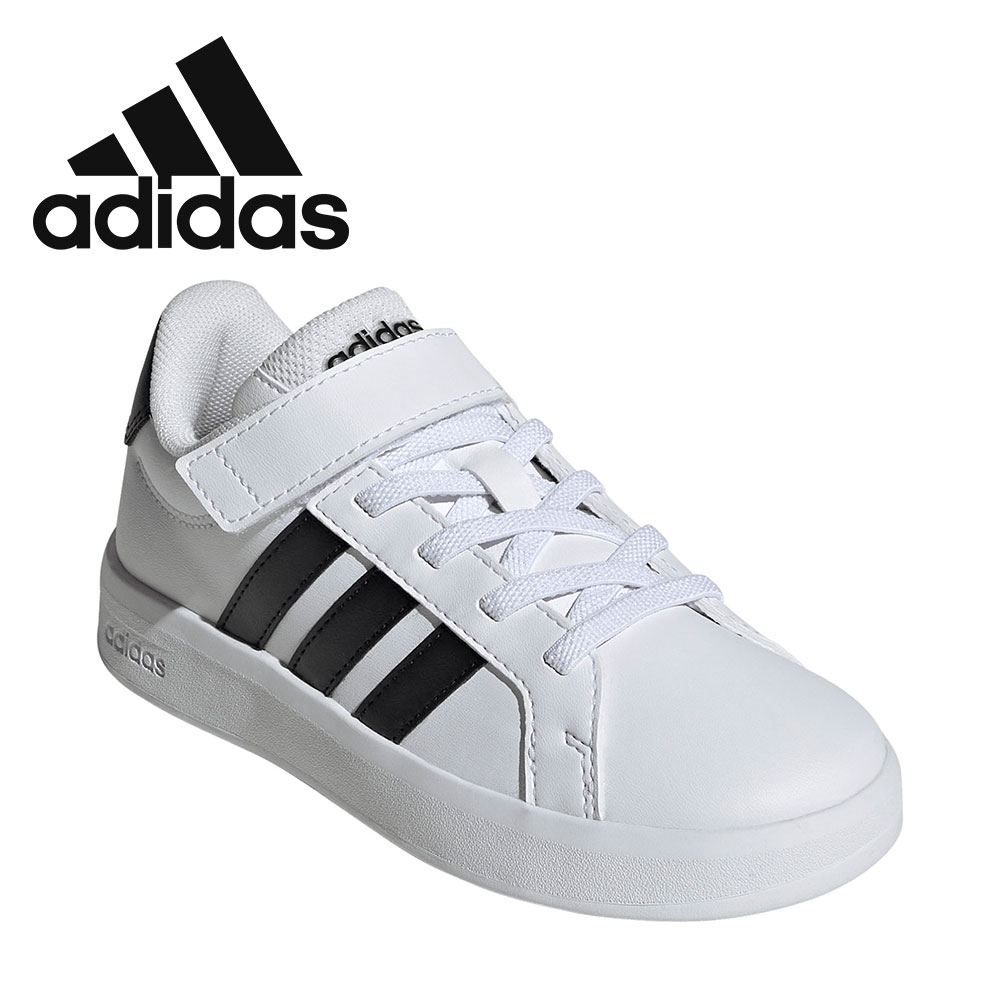 adidas（アディダス） キッズ スニーカー ベルクロ ベルト コート