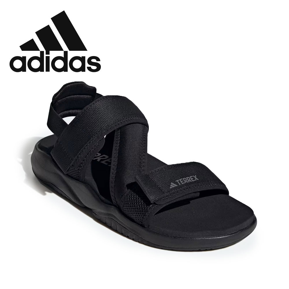 新作からSALEアイテム等お得な商品満載 adidas アディダス サンダル スポーツサンダル 黒 ブラック 靴