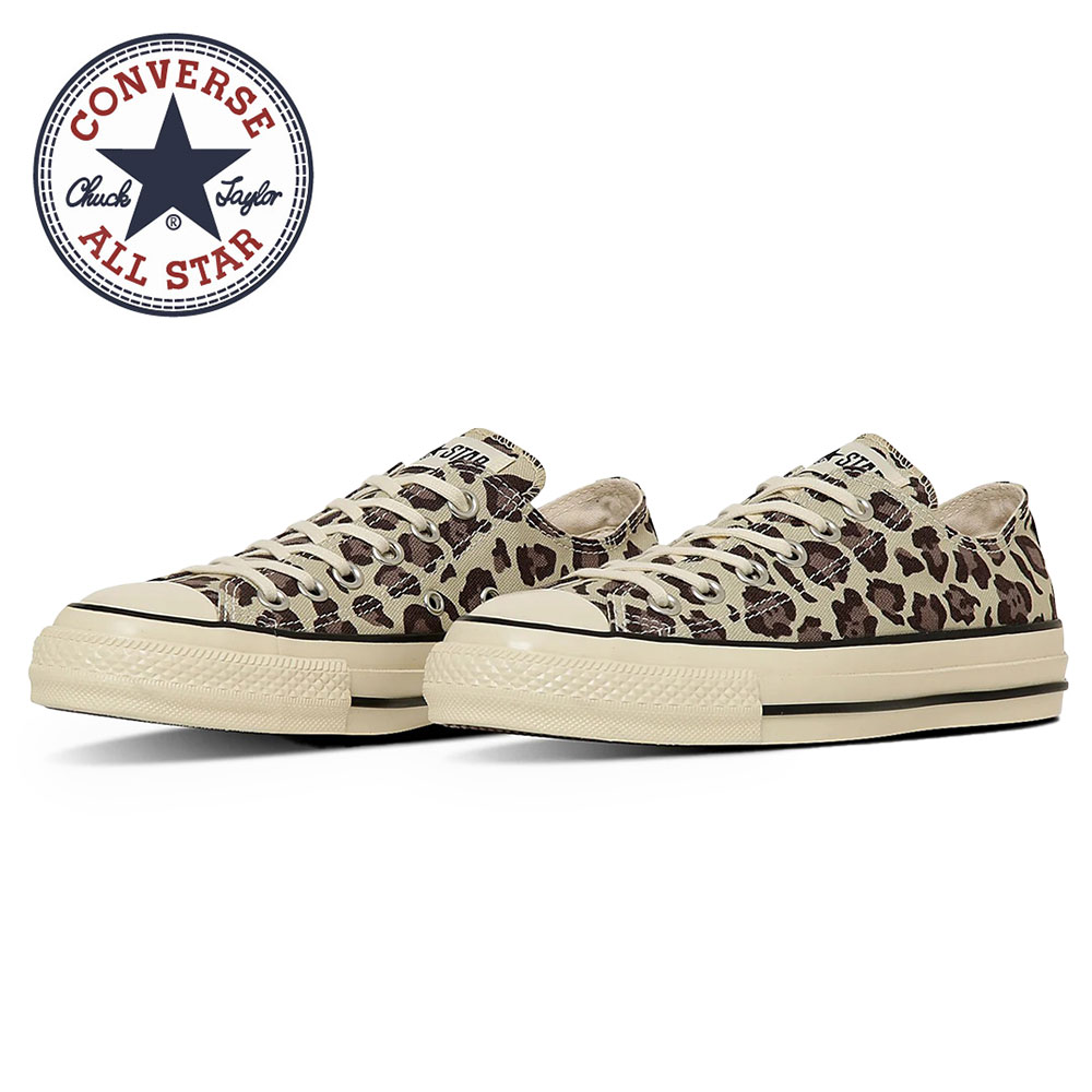 22cm 良品 CONVERSE ALLSTAR OX レオパード柄 ロー 厚底 CONVERSE - 22cm 良品 CONVERSE ALLSTAR OX レオパード柄 ロー
